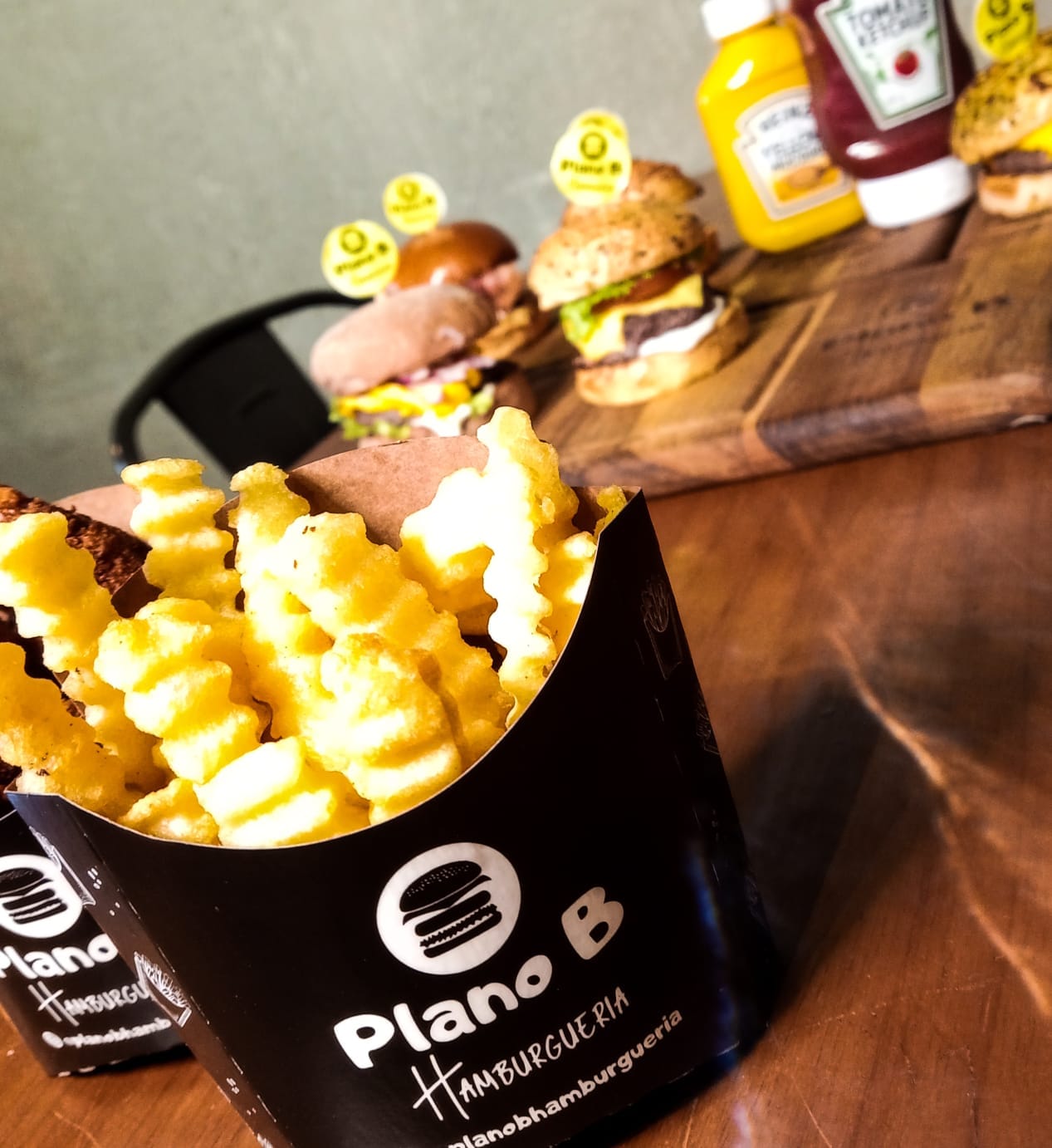 batata crinkle temperada