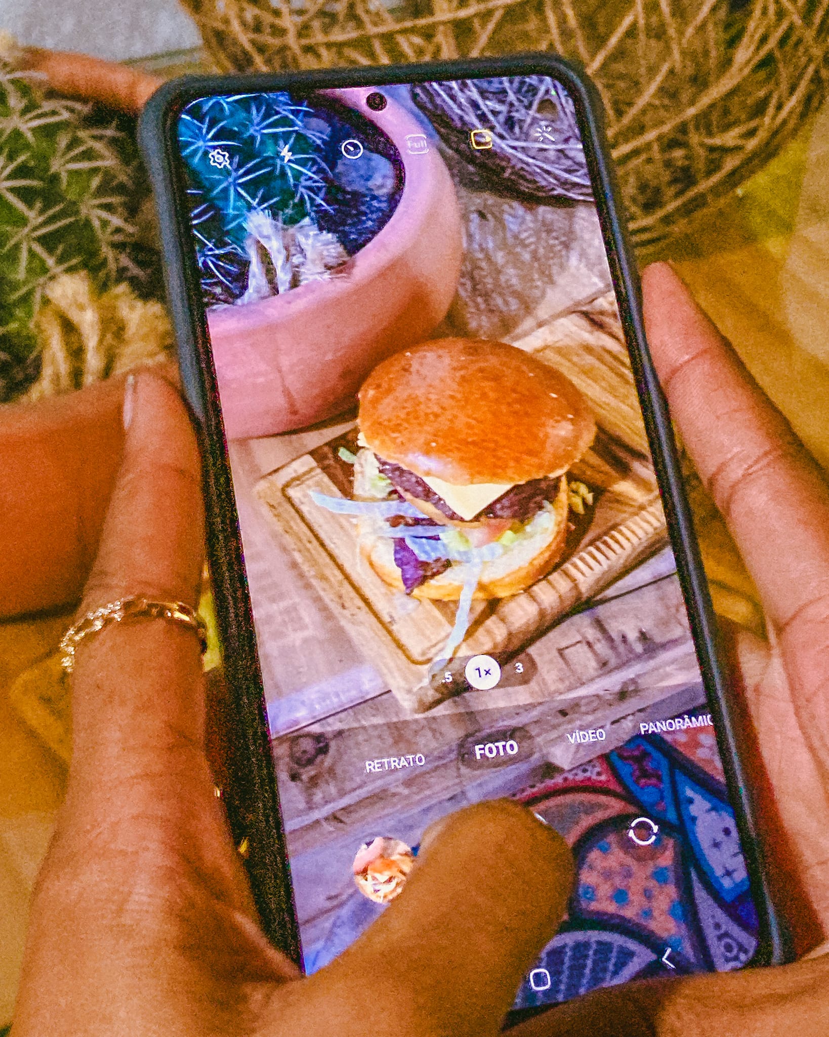 hamburguer artesanal na brasa